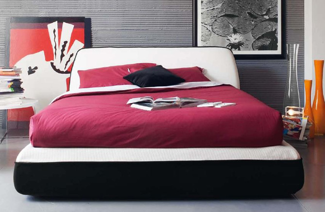 Letto in tessuto